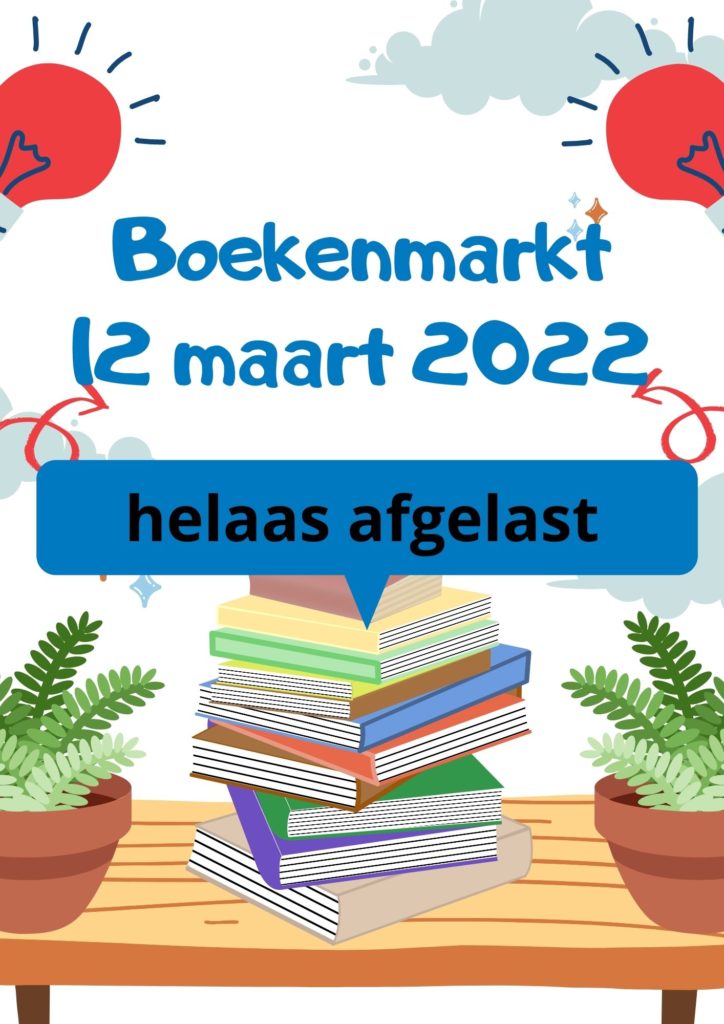 Boekenmarkt 12 maart 2022